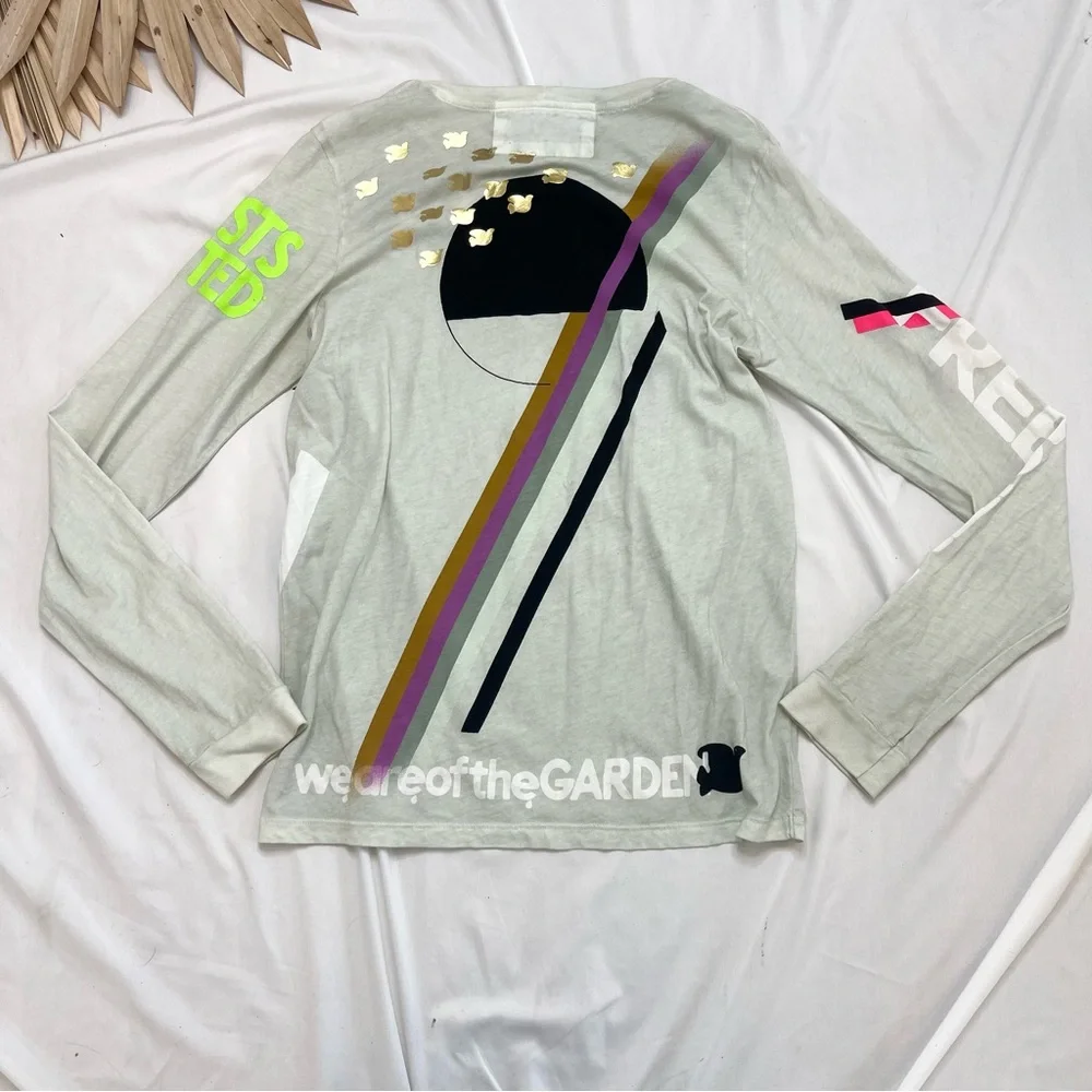 Freecity Artists Wanted Life Nature Love Abstract Long Sleeve Shirt Size Medium - Picture 5 of 9